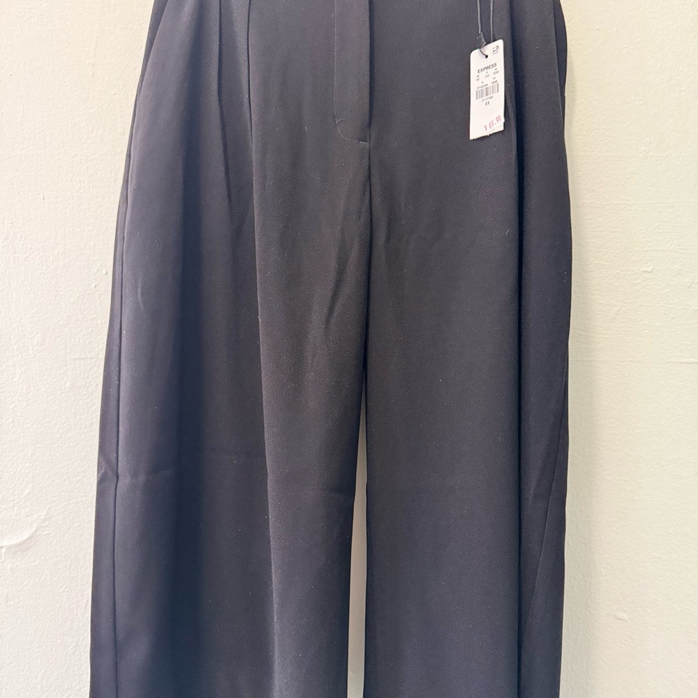 Black Wide-Leg Trousers never used
